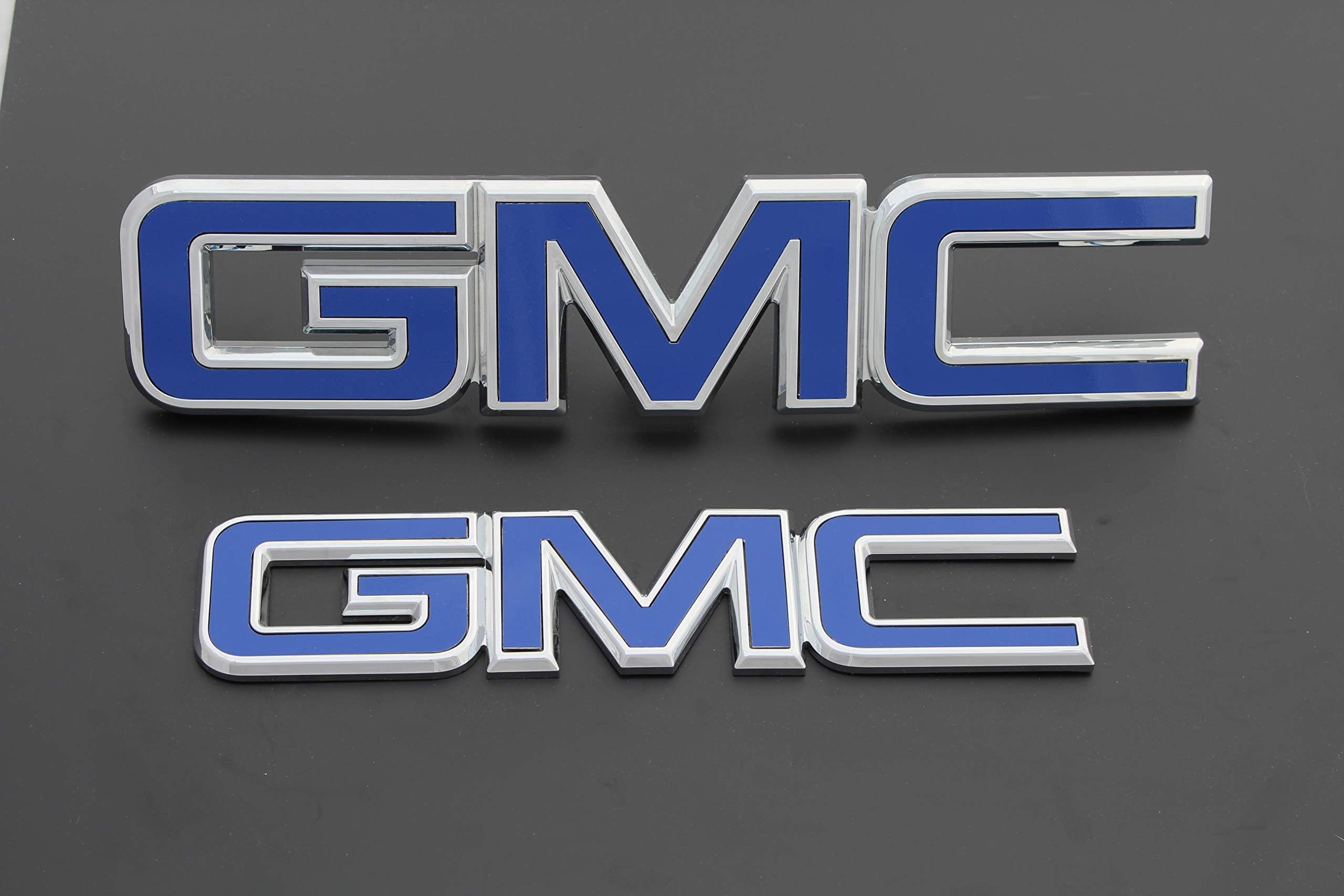 2018 GMC Yukon Blue vinyl billet aluminum red letter replacements
