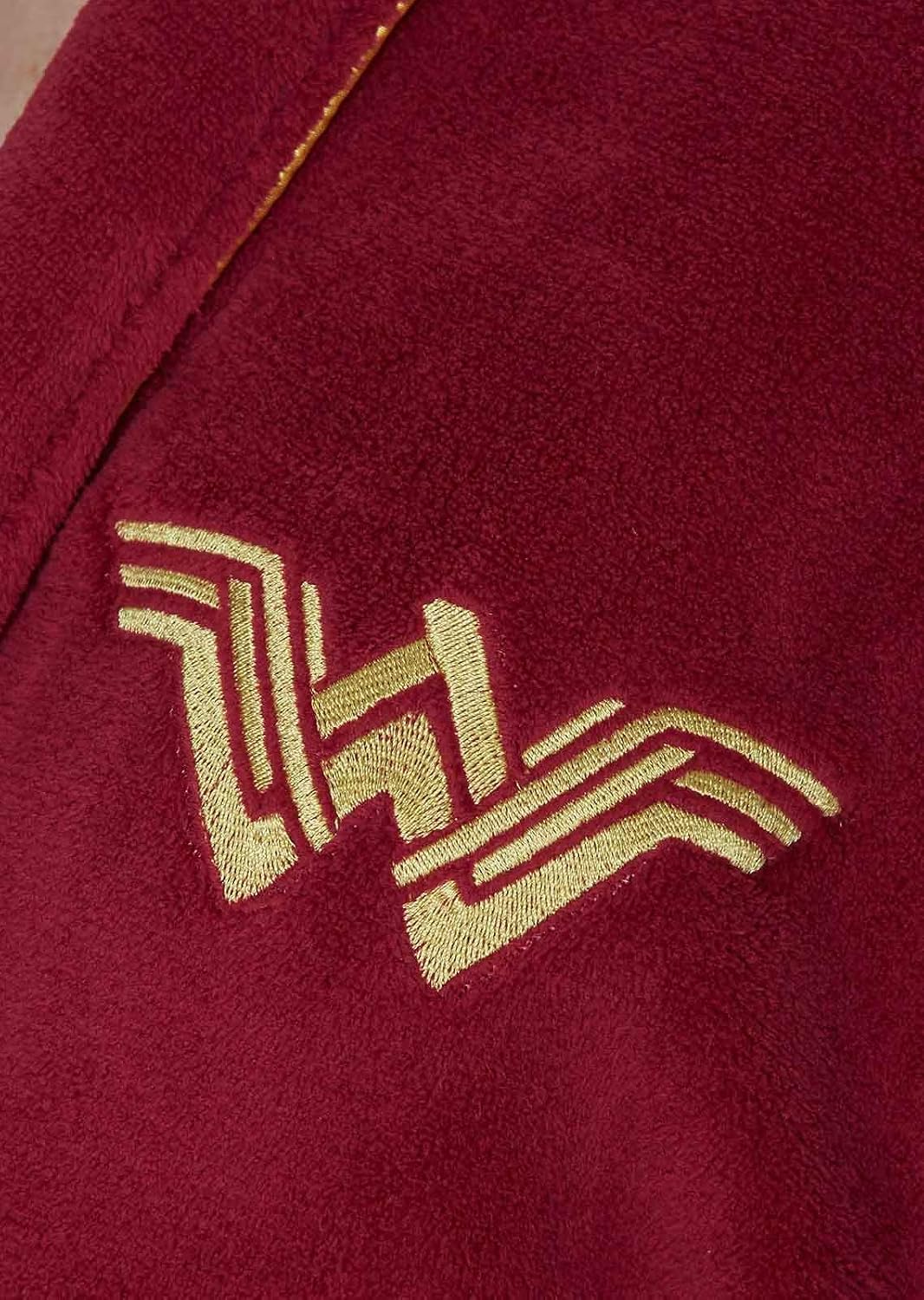 DC Comics Wonder Woman Adult Fleece Bathrobe, Red - Image 3