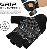BEAST RAGE Weight Lifting Gloves Men Women Breathable Non-Slip Silicon Padded view 4