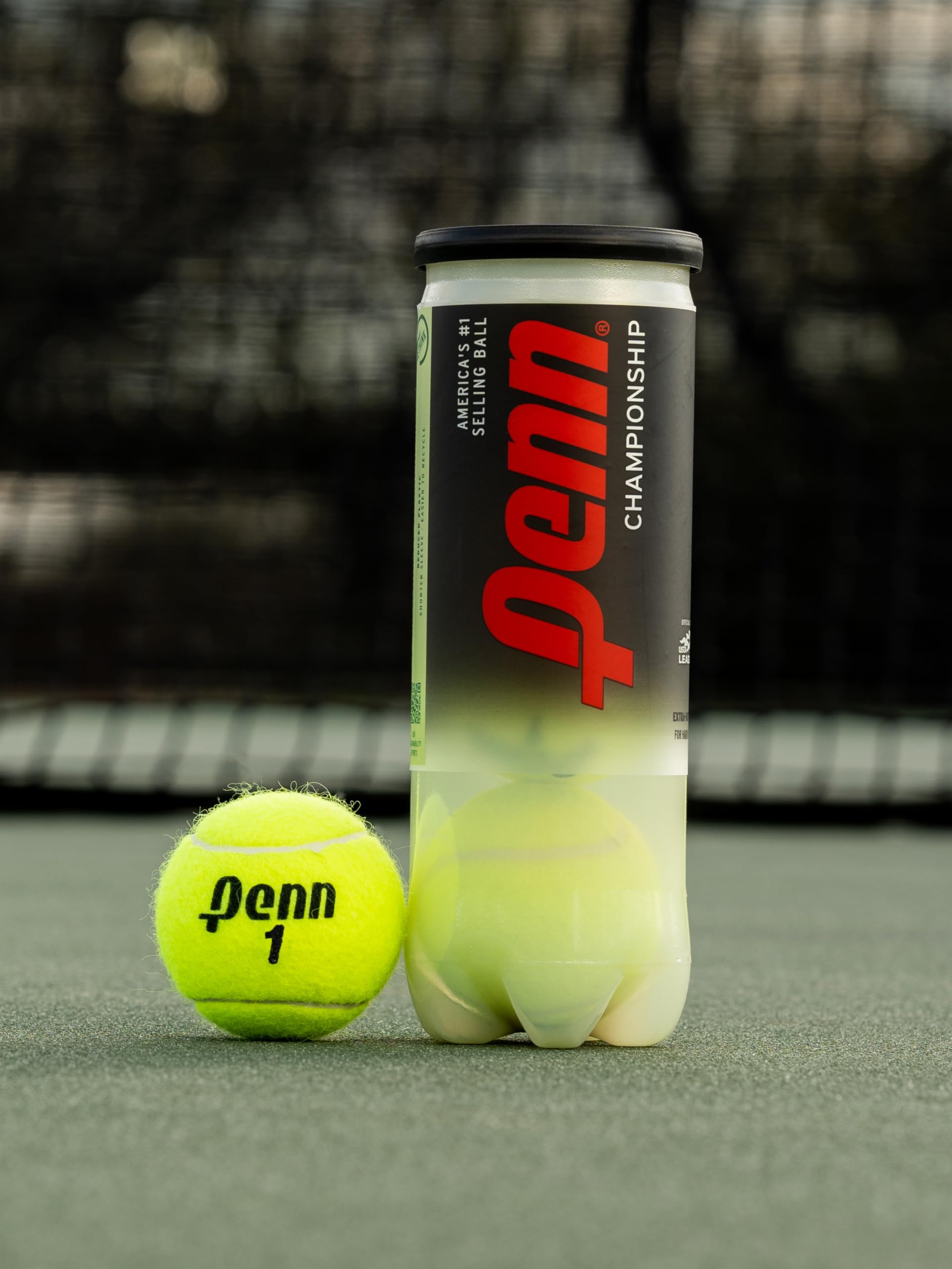 Penn Championship Tennis Balls - Extra Duty Felt Pressurized Tennis Balls - 24 Cans, 72 Balls