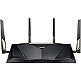 ASUS AX6000 WiFi 6 Gaming Router (RT-AX88U) - Dual Band Gigabit Wireless Router, 8 GB Ports, Gaming & Streaming, AiMesh Compa