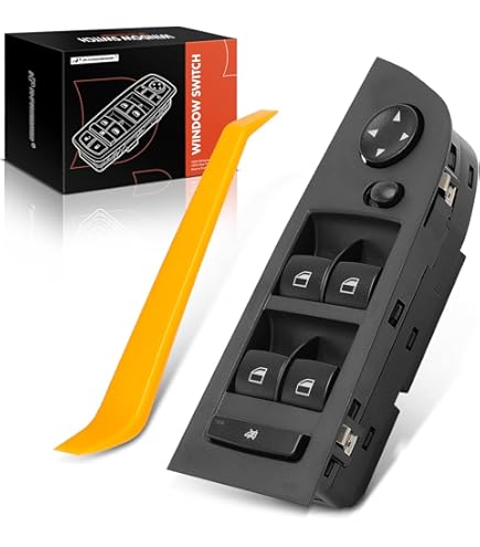 Interruptor De Ventana Eléctrico Para BMW 328i/335i/M3 (2007-2013) – Lado Conductor, Color Negro, 18 Pines