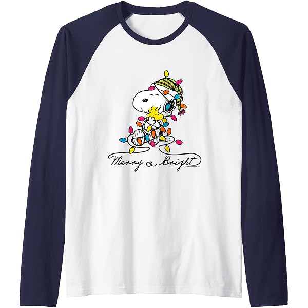 T-Shirt Donna Peanuts – Snoopy Merry And Bright, Natale Con Stampa Festiva, Manica Corta - 2