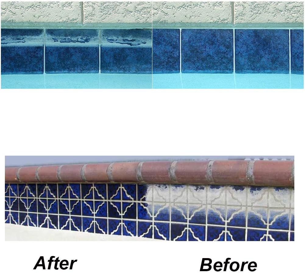 ATIE Pool Pumice Stone with EZ-Clip Handle to Reomve Erase Rust Stain Spot in Concrete Plaster Pool Spa and Calcium Deposit on Pool Tile (2 Pack) : Garden & Outdoor