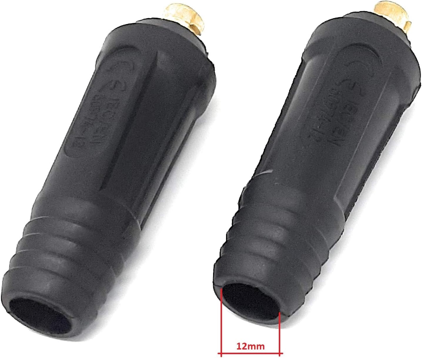 Connettori Rapidi ELCAN Per Saldatrice - Base Femmina 10-25mm, 200A, 2 Pezzi, Euro Plug - Foto 14