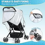 Orzbow Universal Rain Cover for Pram with Window EVA Breathable view 4