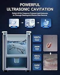 CREWORKS 10L Ultrasound Cleaning Machine with