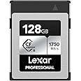 Lexar 128GB Professional CFexpress Type B Silver Series Memory Card, for Photographers, Videographers, Up to 1750/1300 MB/s, 8K Video (LCXEXSL128G-RNENG)
