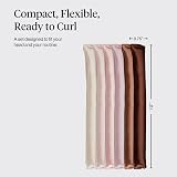Kitsch Satin Flexi Rod Heatless Hair Curler Set Rosewood 6pcs view 2