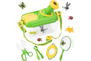Funsland Bug Catcher Kit for Kids - Outdoor Explorer Kit Insect Catching Toys Nature Adventure Set for Boys 3 4 5 6 7 8 Year Old