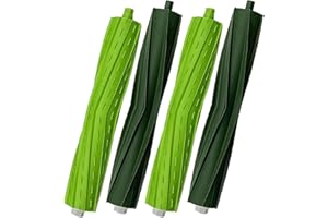 PIVXSNKEW 2 Set Replacement Rubber Roller Brushes Compatible for iRobot Roomba E & I & J Series, Roomba e5 e6 e7 i1 i1+ i2 i3 i3+ i4 i4+ i6 i6+i7 i7+ i8 i8+ j6+ j7 j7+,Roomba Combo i5 i5+j5 j5+ Vacuum Cleaner