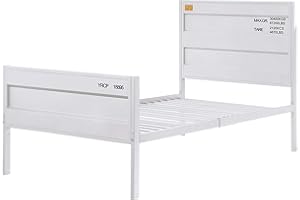 ACME FURNITURE Acme Cargo Twin Panel Kids Bed in White