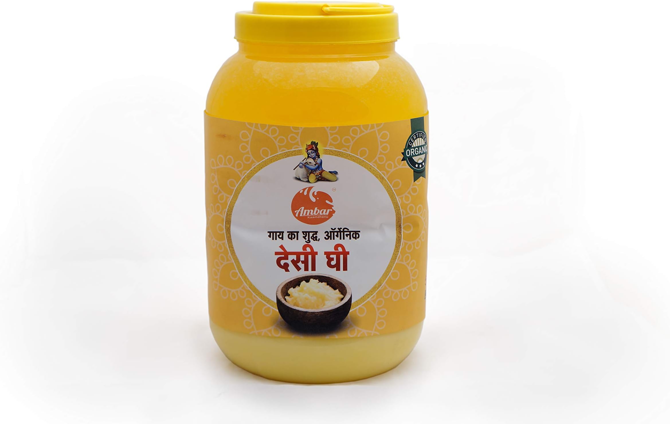 Ambar Milk Cow's Desi Homemade 100% Pure Ghee (5 L)