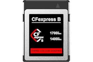 Dogfish CFexpress Type B Card 128GB, 8K 4K RAW Photo and Video, CF Express Flash Memory for Nikon Canon Panasonic Cameras Cam