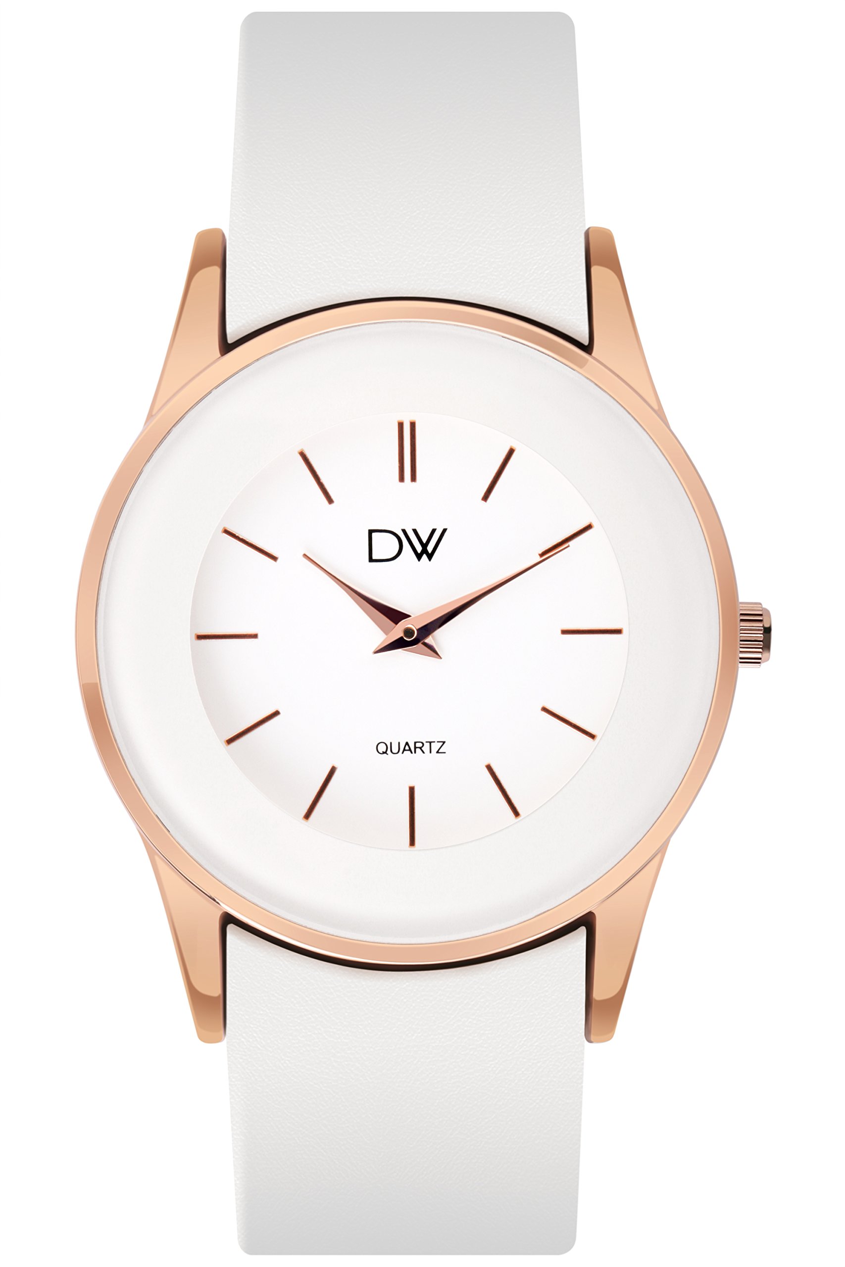 Women's Watch Lady's Watch, DW Ladies Round Face Genuine Leather Strap