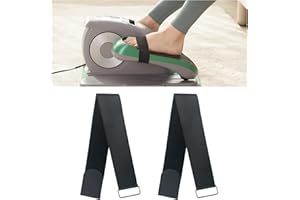 MINGQIEVEN 2 Pcs Adjustable Pedal Straps,Velcro Feet Pedal Strap Compatible with Under Desk Elliptical Peddler Foot & Leg Pedal Exercixer