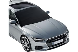 EcoNour Windshield Cover for Ice and Snow | Heavy Duty 600D Oxford Fabric | Windshield Protector for Cars, SUVs, Trucks | Sec
