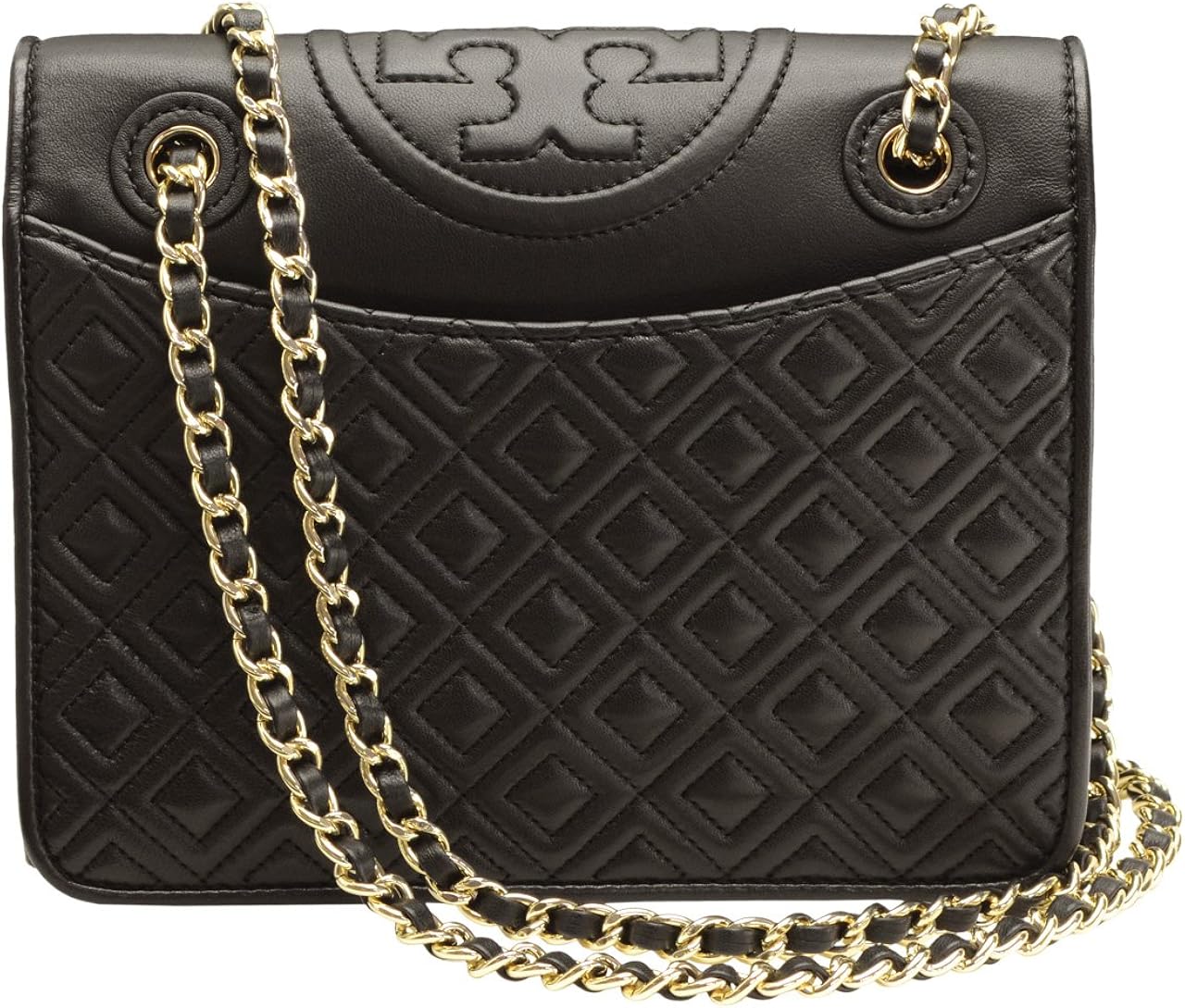 Amazon (トリーバーチ) TORYBURCH バッグ ショルダーバッグ 2way FLEMING MEDIUM チェーン ブラック