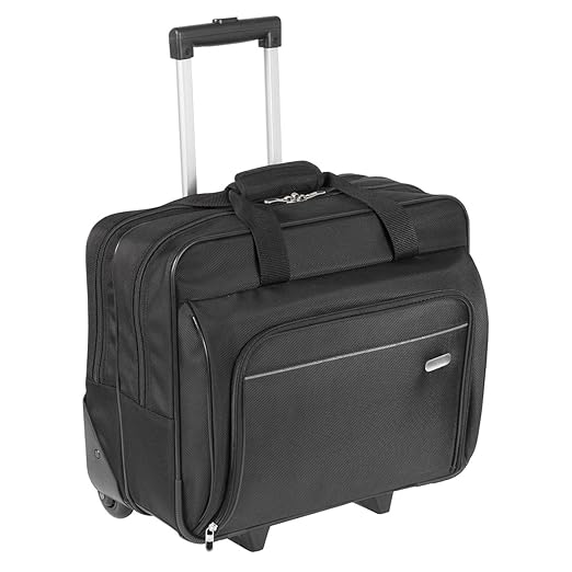 title=Targus Rotolamento Valigetta per Laptop 16", Nero