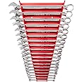 TEKTON Combination Wrench Set with Rack, 19-Piece (6-24 mm) | WCB91202