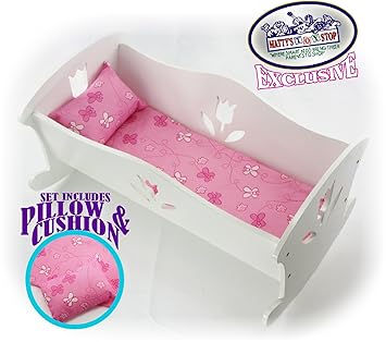 american girl rocking cradle