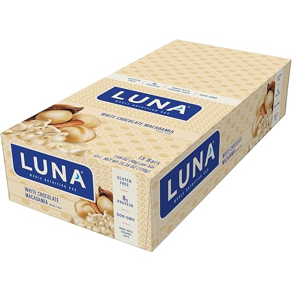 CLIF, BAR LUNA WHITE CHOCOLATE MACADAMIA 15 COUNT, 25.35 OUNCE