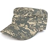 Ripstop Tear Resistant Military BDU Cotton Adjustable Cadet Style Army Cap