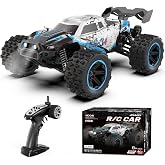 Vvoqeote 1/14 Fast RC Cars for Adults and Boys, 50 KPH 4WD Offroad RC Truck | All Terrain High Speed Hobby Remote Control Car, 60 Mins Runtime,2 Rechargeable Batteries