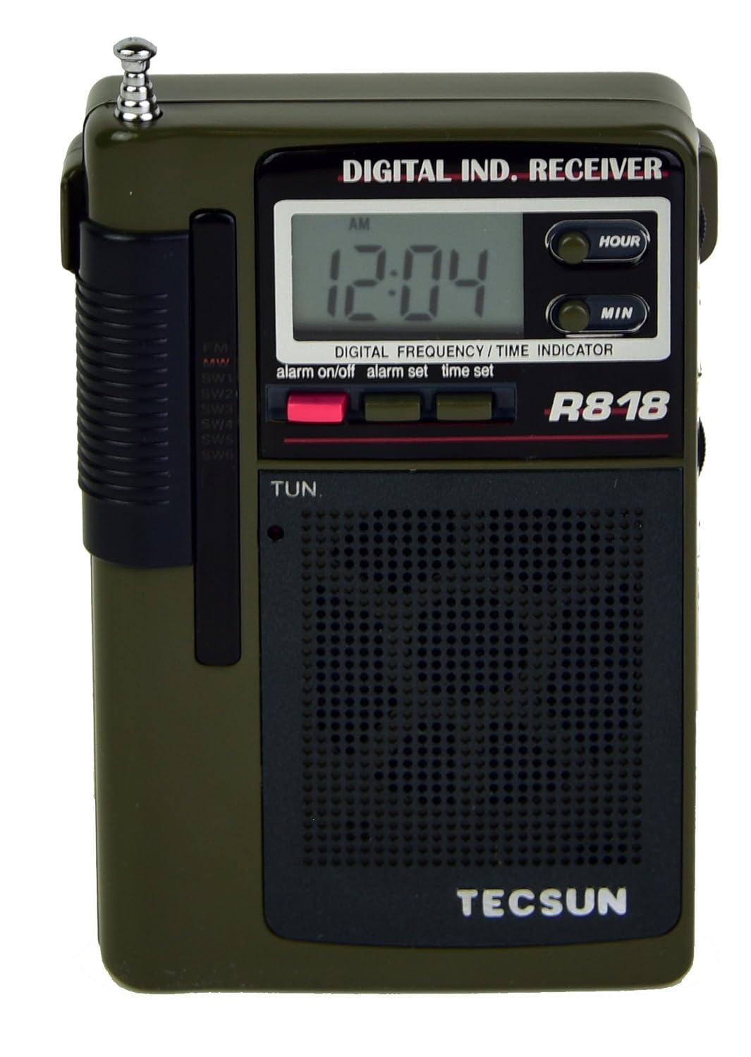Tecsun R818 Portable 8Band AM/FM Shortwave Pocket Radio with Digital