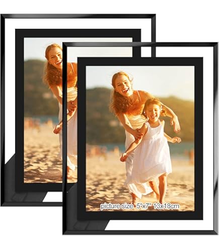 Amazon.com - Isaac Mizrahi Mirror Double Bevel Photo Frame, 5 by 7