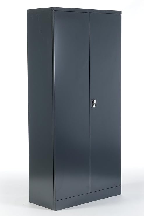 Stahlschrank/Aktenschrank Anthrazit 195 x 92 x 42 - KOMPLETT MONTIERT