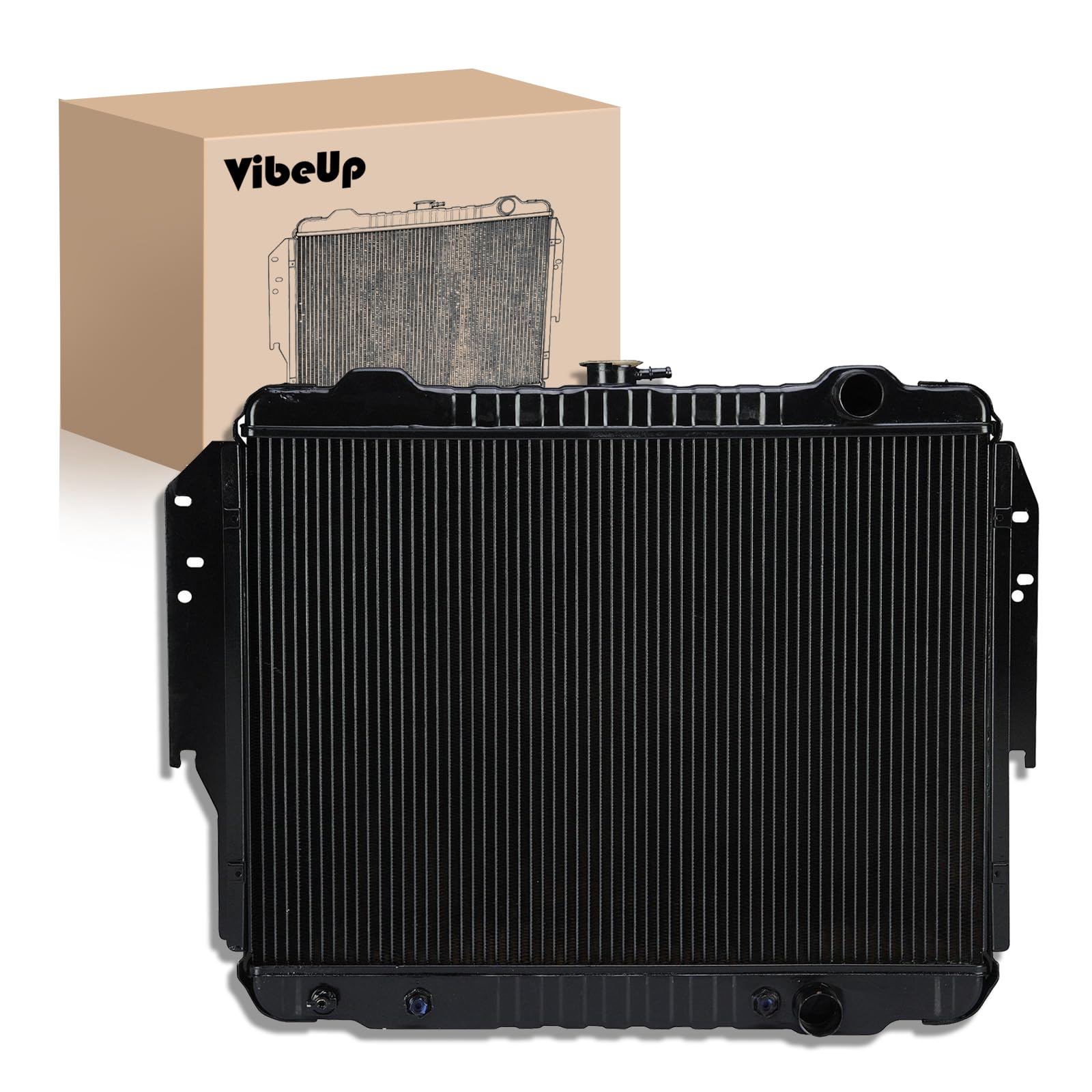 Photo 1 of VibeUp 922 Radiator Compatible with Dodge D100,Dodge D150,Dodge D250,Dodge Ramcharger,Dodge W100,Dodge W150,Dodge W200,Plymouth Trailduster | #Replaces 4089366 4089566 DPI922