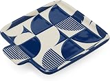 Cooksmart Bauhaus Geo Ceramic Spoon Rest - Elegant Kitchen Accessory view 1