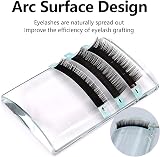 Fatiya U-Type Eyelash Extension Crystal Pallet Lash Holder Tray Tick Marks view 3