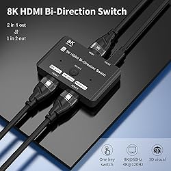 HDMI 2.1 Bi-Directional Switch Ultra HD 8K HDMI