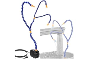 TTQ Kids Water Table Pump with 3 Water Pipe,Summer Water Table Accessories,Outdoor Water Game Toy for Toddlers