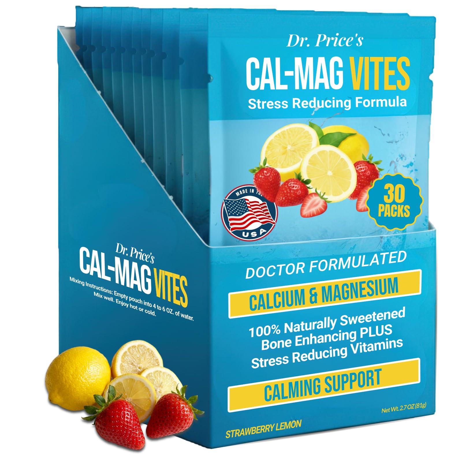 Cal-Mag Vites (Strawberry Lemon)