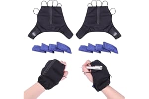 HEINALOUS Weighted Gloves, Adjustable Weighted Gloves for Hand Tremors, Adjustable Hand Stability Aid, Improved Hand/Wrist Mobility, Writing Stability Strengthening, Right (Right)