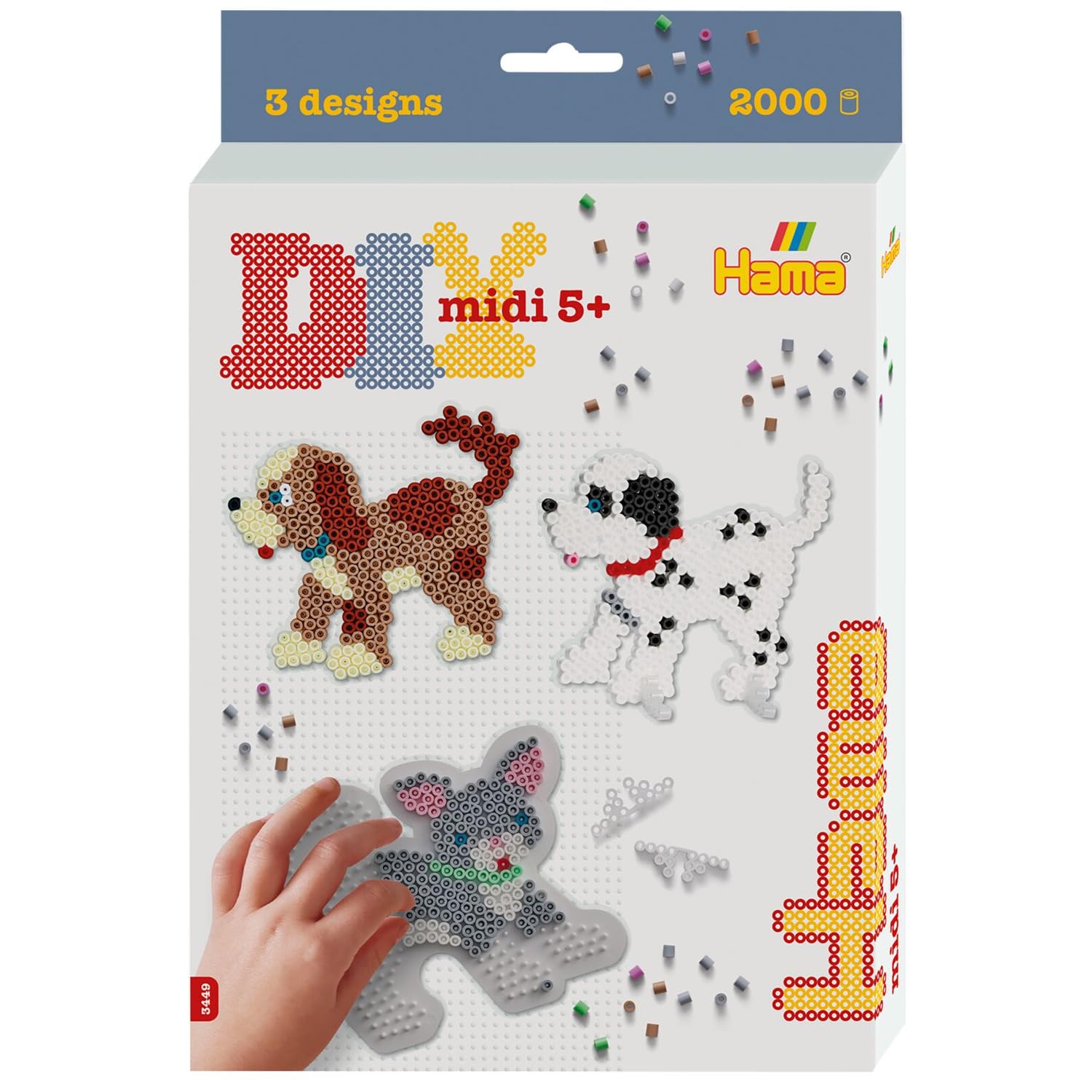 Hama Beads Set - Dogs & Cat Hanging Box