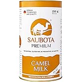 SAUBOTA Camel Milk Powder 250g (8.82 oz) &ndash; 100% Pure &amp; Natural, Gluten Free, No Additives or Preservatives, Rich in Calcium &amp; Iron, Easy Digestion, Clean Label Nutrition