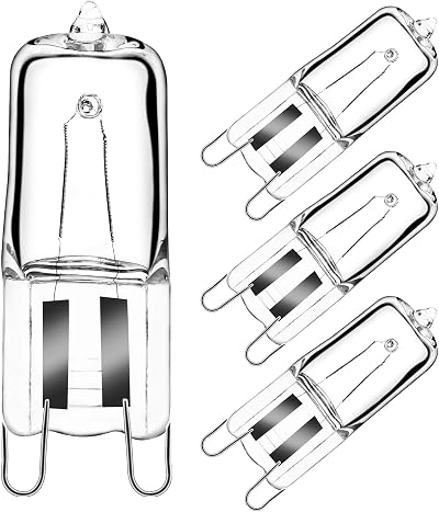 GMY G9 Oven Bulbs 40W 230V 300C Heat Tolerant 4 Pack Neff Zanussi Bosch AEG