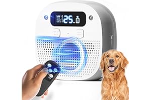 VONDER Ultrasonic Anti Barking Devices, Dog Bark Control, Rechargeable, Waterproof, 60ft Remote Control, Adjustable Modes & Frequencies, Perfect for Indoor & Outdoor Use