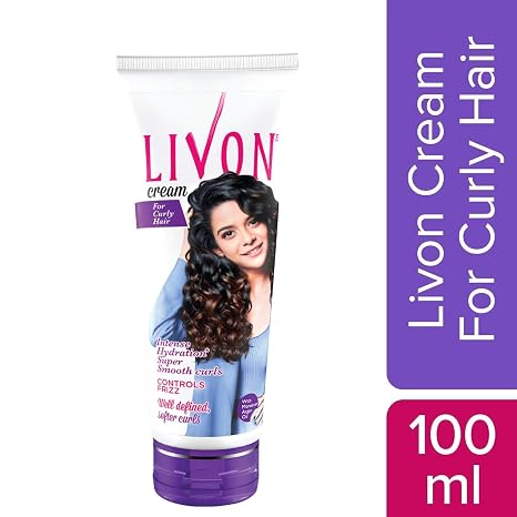Livon Cream For Curly Hair Fights Frizz Dryness Well Defined