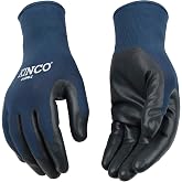 Kinco Polyester Knit Shell &amp; Nitrile Palm