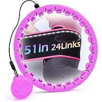 Cerceau Intelligent JLoibao – 32 Niveaux Réglables (77-168 Cm), Avec Boule De Poids, Silencieux, Pour Perte De Poids