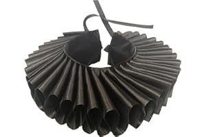 Huralona Renaissance Ruffled Cape - Retro Tulle Layered Victorian Collar