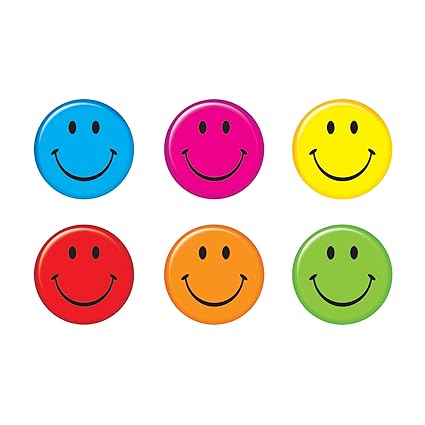 Trend Enterprises Smiley Faces Classic Accents Variety Pack (36 Piece)