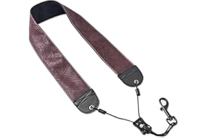 Hennaja Saxophone Neck Strap,Alto Tenor Bari Soprano Sax Neck Harness,Musical Instruments Accessories Parts