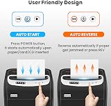 VidaTeco Maxshred OS-1605MF N Micro Cut Shredder 18 Sheets Auto Overheat view 5
