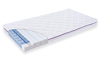 Träumeland T015032 Schlummerstern Babymatratze 70 x 140 cm,weiß